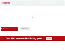 Tablet Screenshot of kickboxing.net.au